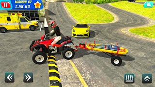 Coast Quad Bike Driving Emergency Beach Patrol #14 - Lifeguards Simulator - Android Gameplay screenshot 5