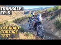 Extensive abusive offroad test of the honda transalp 750 ep5