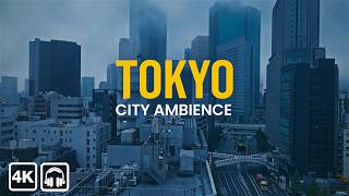 Ginza, Tokyo | Sunrise to Night City Ambience | 2+ Hour 4K Relaxing Video
