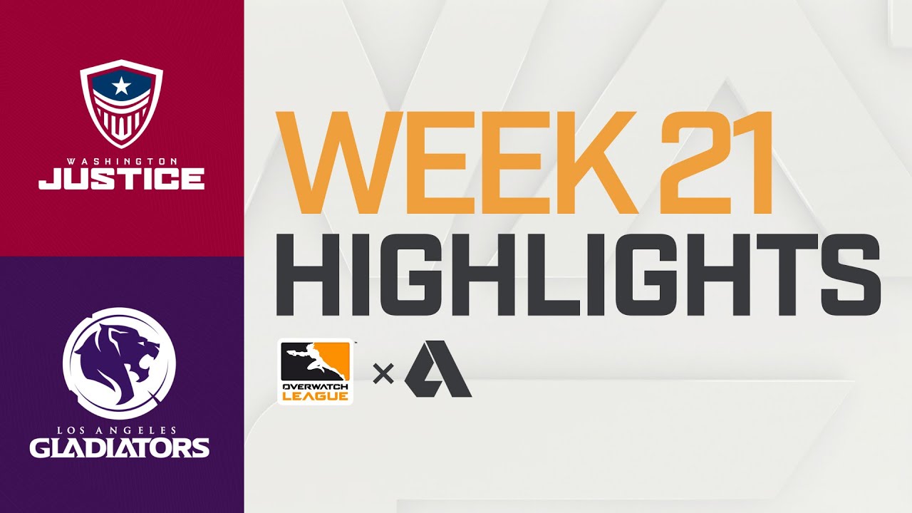 Akshon Highlights | Washington Justice vs Los Angeles Gladiators | Week 21 | NA Day 1