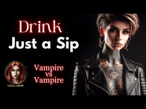 As a vampire, you didn't expect to drink from a vampire! [Vampire vs Vampire][feeding][asmr rp]