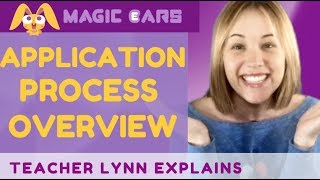 Application Process Overview | Magic Ears: Teacher Lynn
