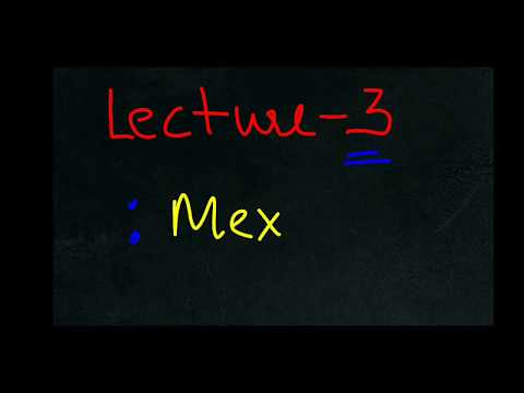 MEX ( MINIMUM EXCLUDED )