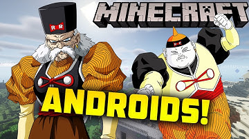 THE ANDROIDS ARRIVE! Android Saga Dragon Block C Mod & Orespawn Episode 25 (Modded Survival)