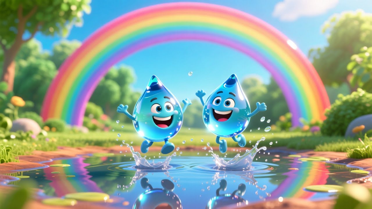 Splish and Splash | Fun Water Play Song for Kids | Nursery Rhymes ...