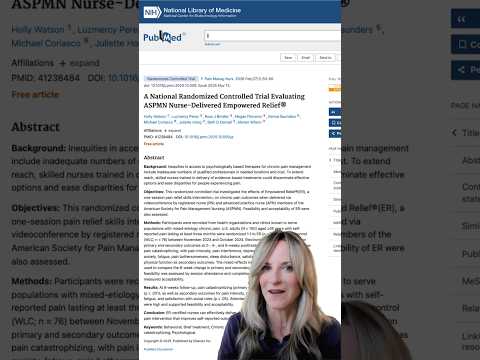 Nurse-Delivered Empowered Relief® for Chronic Pain: National Randomized Controlled Trial