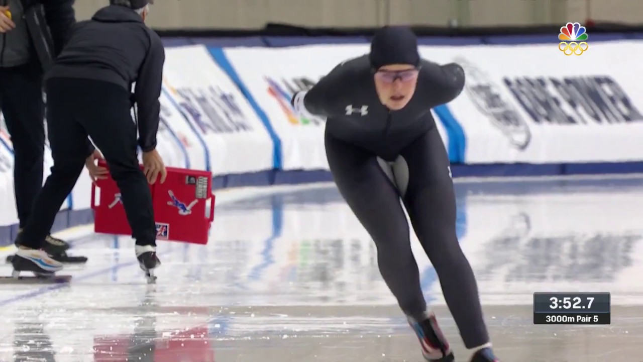 Olympic Long Track Speedskating Trials | Carlijn Schoutens Qualifies For PyeongChang In 3,000m