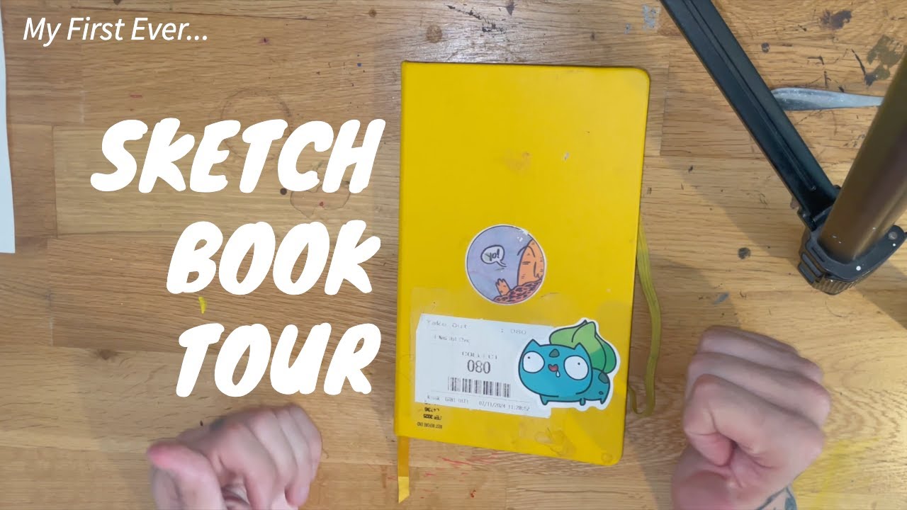 SKETCHBOOK TOUR! 🎨 My FIRST ever completed sketchbook - YouTube