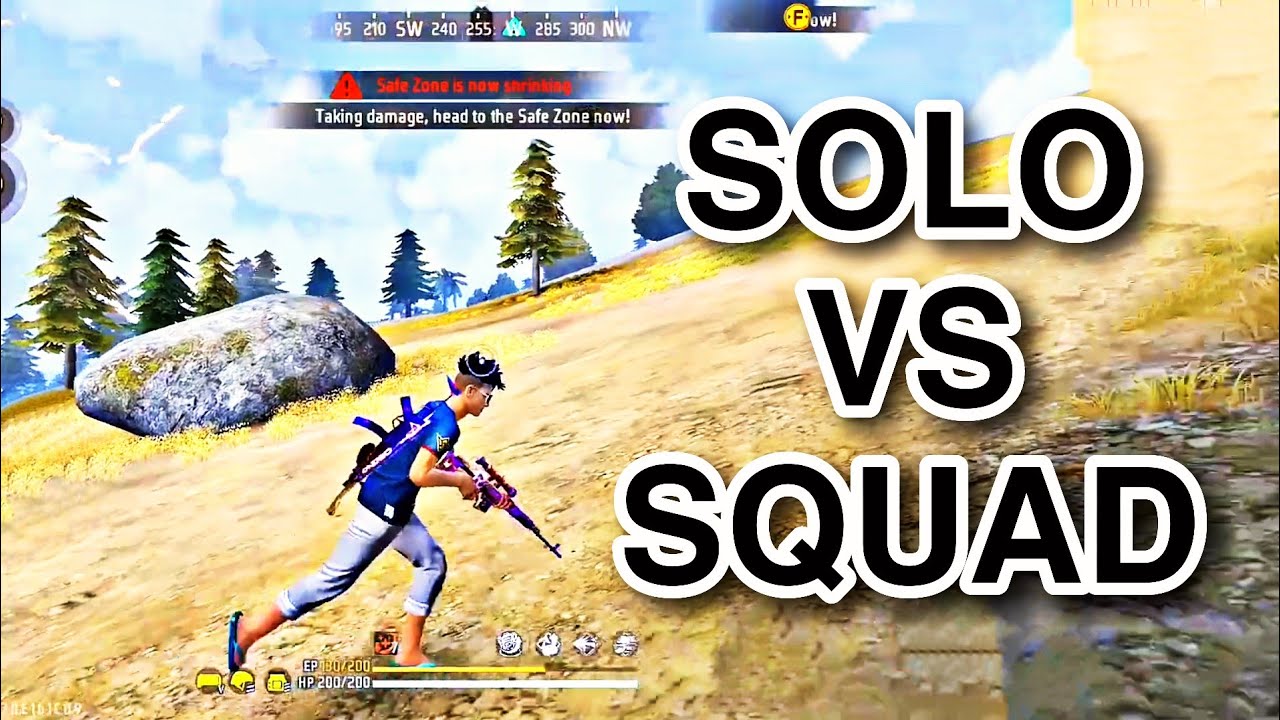 SOLO VS SQUAD OP GAME PLAY 🎯 20KILLS😈 - YouTube