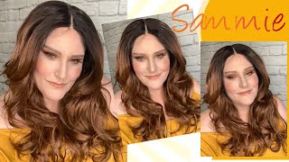 YUMMY COLOR!|JANET COLLECTION ESSENTIALS SAMMIE Wig Review|Synthetic|CINNAMON|elevatestyles|LOVE️