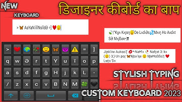Stylish typing  keyboard #2023 new trick || Facebook fancy keyboard Reactor Keyboard #2023