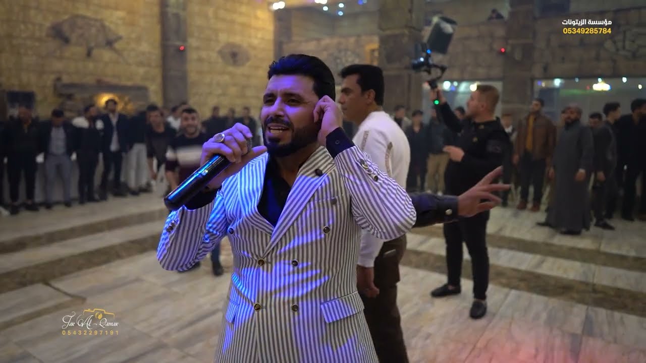 الفنان ياسين الأسمر من افراح عشيرة البو عاصي  العريس يزن محمد عيد ج2