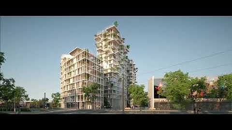 Future Bordeaux - Wooden Mixed-Use Tower by Sou Fujimoto and Laisné Roussel Propose