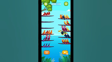 Bird Sort Puzzle Level 119 Gameplay Android IOS