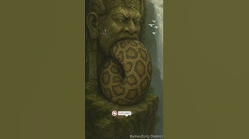 Nature Travel I Python enters the mouth of the cave with beautiful waterfalls #trending  #python