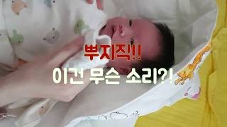 집에서의 첫 뿌지직! 신생아의 응가법 (Welcome First Poop In Home!) 집에서의 첫 뿌지직! 신생아의 응가법 (Welcome First Poop In Home!)
