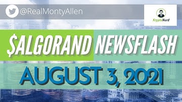 I built my first NFT on the Algorand Blockchain! Algodex gets official partnership! Build a node!