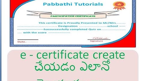 Creating e-certificate for Google forms quiz