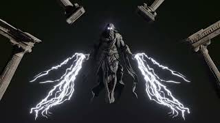 Vj Loop - zeus-statue-holding-animated-lightning-among-ancie