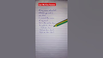 Thumbnail of Can We Kiss Forever? - Kina |WhatsApp Status |
