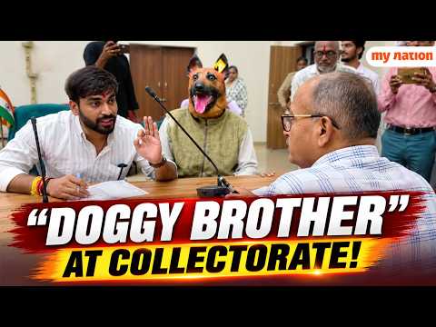 Man Dresses As Dog To Protest Stray Dog Crisis In Khandwa | Viral Protest Video