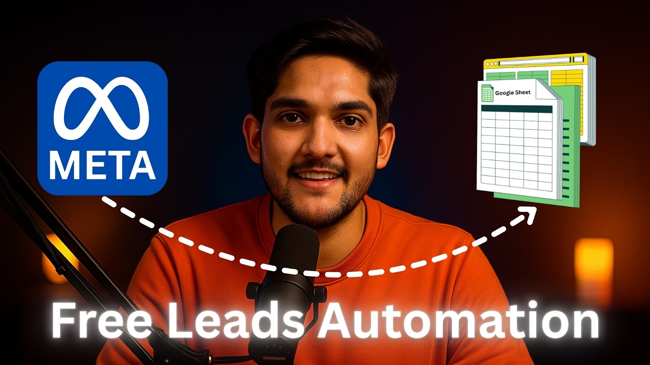 How to Automate Facebook Leads to Google Sheet for Free - YouTube