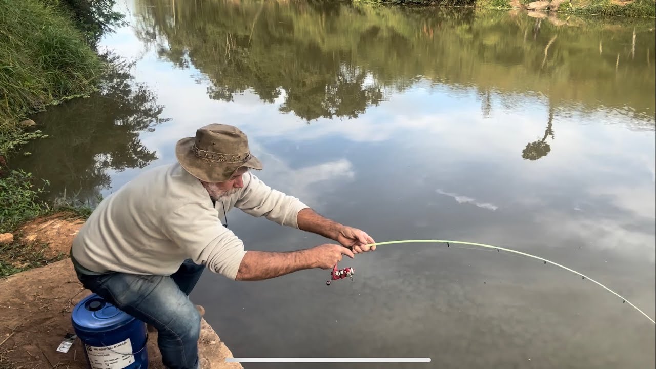 O Tilapeiro correndo risco de vida. Pesca sem isca 