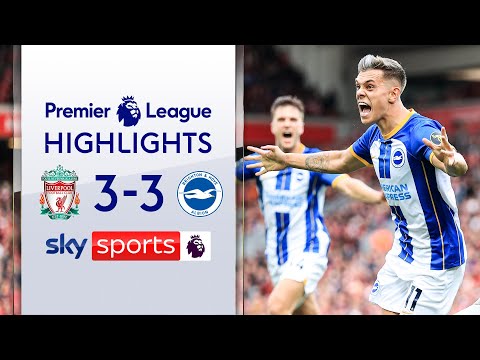 Trossard hits hat-trick in six-goal THRILLER! | Liverpool 3-3 Brighton | Premier League Highlights