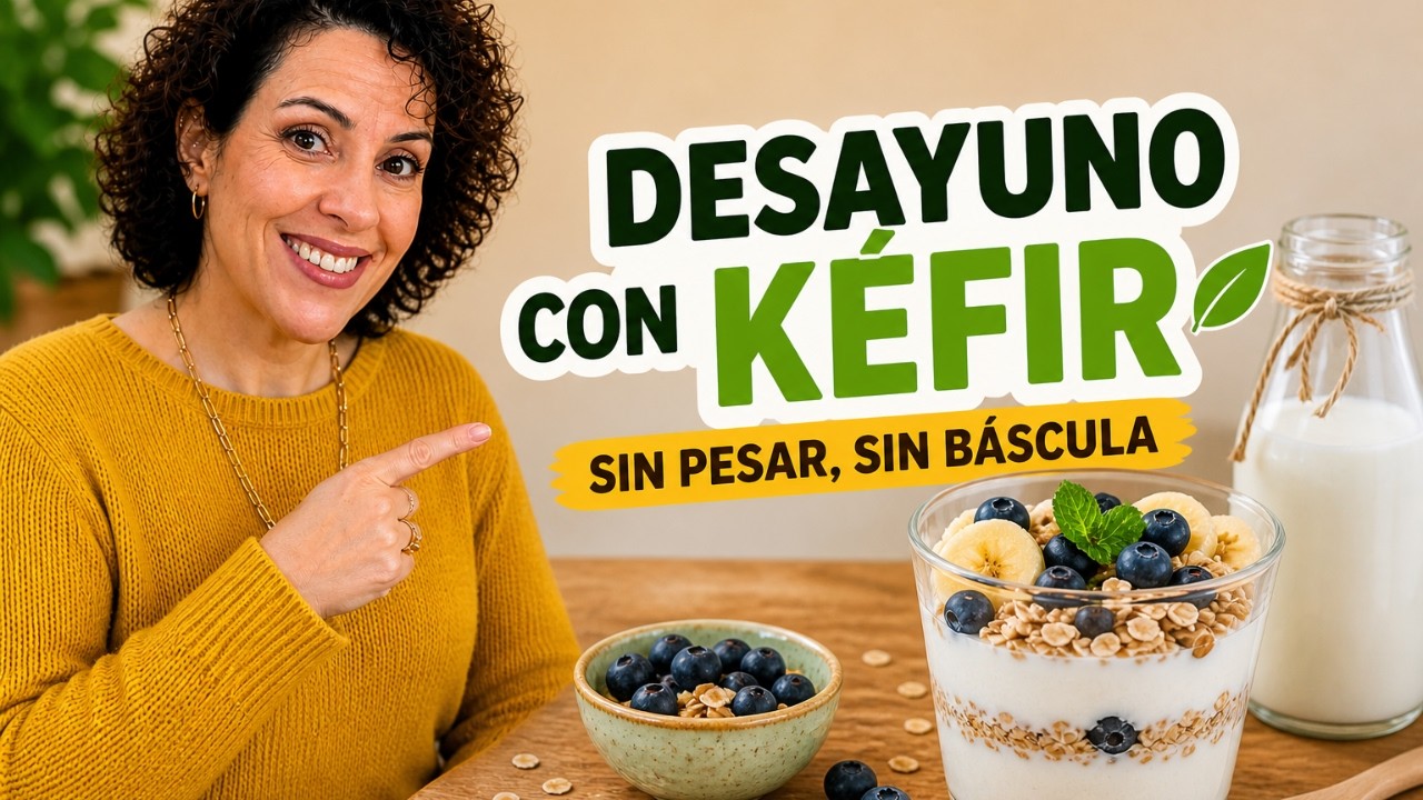 Desayunos con KÉFIR sin pesar nada: Una base y 3 recetas saludables y sus beneficios