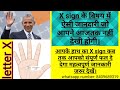 आपके हथेली पर बनने वाले X sign कब तक पुरा फल दे देगा । Letter X in palm and its mysterious effect ।