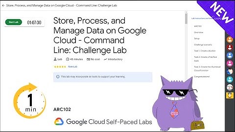 Store, Process, and Manage Data on Google Cloud - Command Line:ChallengeLab|#2025|#ARC102|#qwiklabs