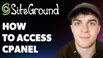 How to Access Cpanel in Siteground (Full 2025 Guide)