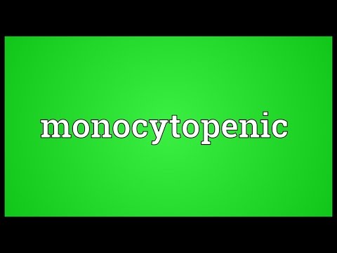 Monocytopenic Meaning @adictionary3492