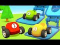 Auto Zeichentrickfilme für Kinder | Die Rennautos | Die Helfer Autos Cartoons