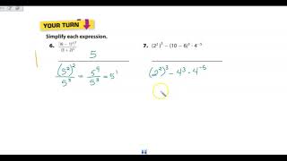 Integer Exponents Part 2
