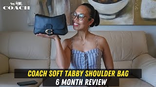 COACH SOFT TABBY SHOULDER BAG 6 MONTH REVIEW | DO I STILL LIKE IT? #coach #coachbags #coachnewyork screenshot 2