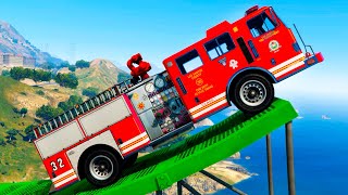 Cars Cliff Jumping into the Water - GTA 5 Car Mods