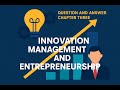 INNOVATION MANAGEMENT &amp; ENTREPRENUERSHIP CHAPTER THREE Q &amp; A