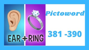 Pictoword Level 381 - 390 Answers