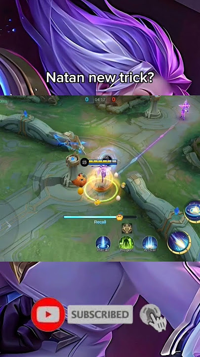 Nathan trick? or bug 😱 #shorts #mlbb #natan #mobilelegends