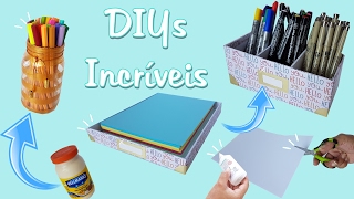 3 DIYs INCRÍVEIS PARA DECORAR SEU HOME OFFICE