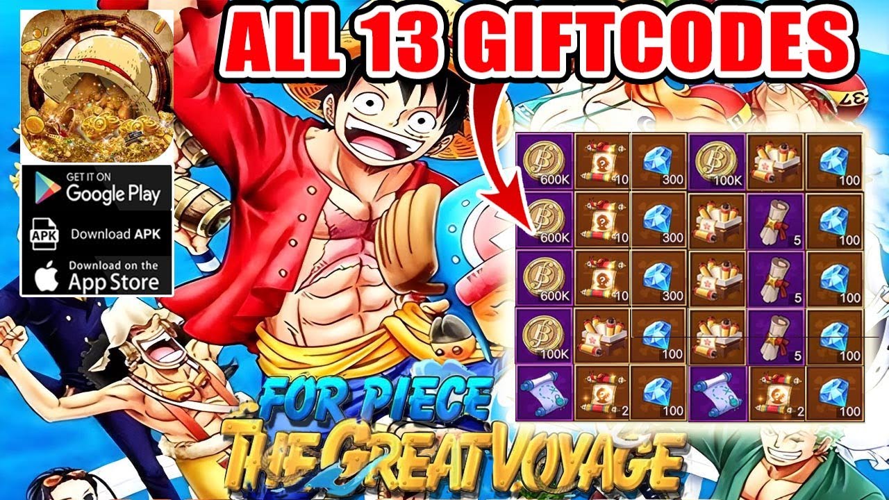 Pirate Legends: The Great Voyage New Giftcodes November - One Piece Game  RPG 