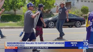 March for harassed fruit vendor turns confrontational