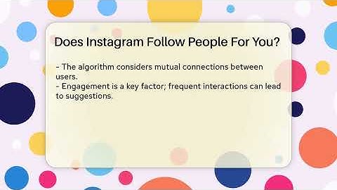 Does Instagram Follow People For You? - Everyday-Networking
