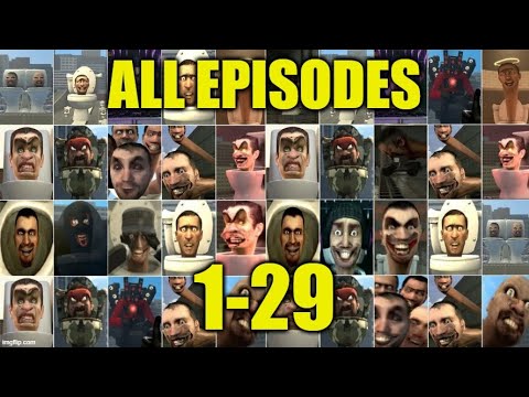 Skibidi Toilet 1 29 All Episodes And All Seasons DaFuqBoom