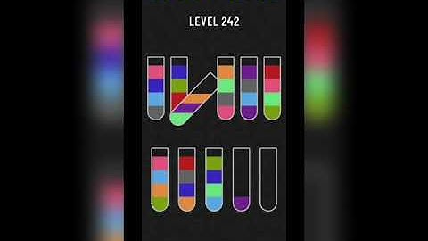 Water sort puzzle level 242