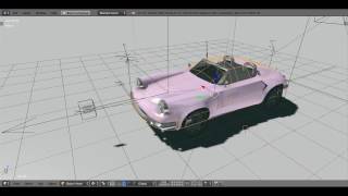 Blender Game Engine - Simple Car AI Test# 1