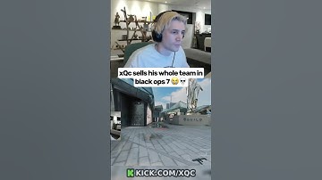xQc sells his whole team in call of duty black ops 7 💀😂 #xqc #cod
