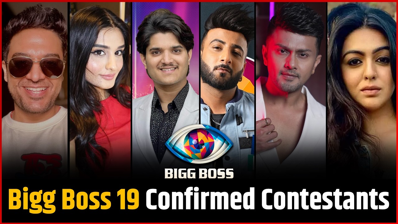 Bigg Boss 19 Confirmed Contestant List | 12 Confirmed Contestants In Bigg Boss 19 Season