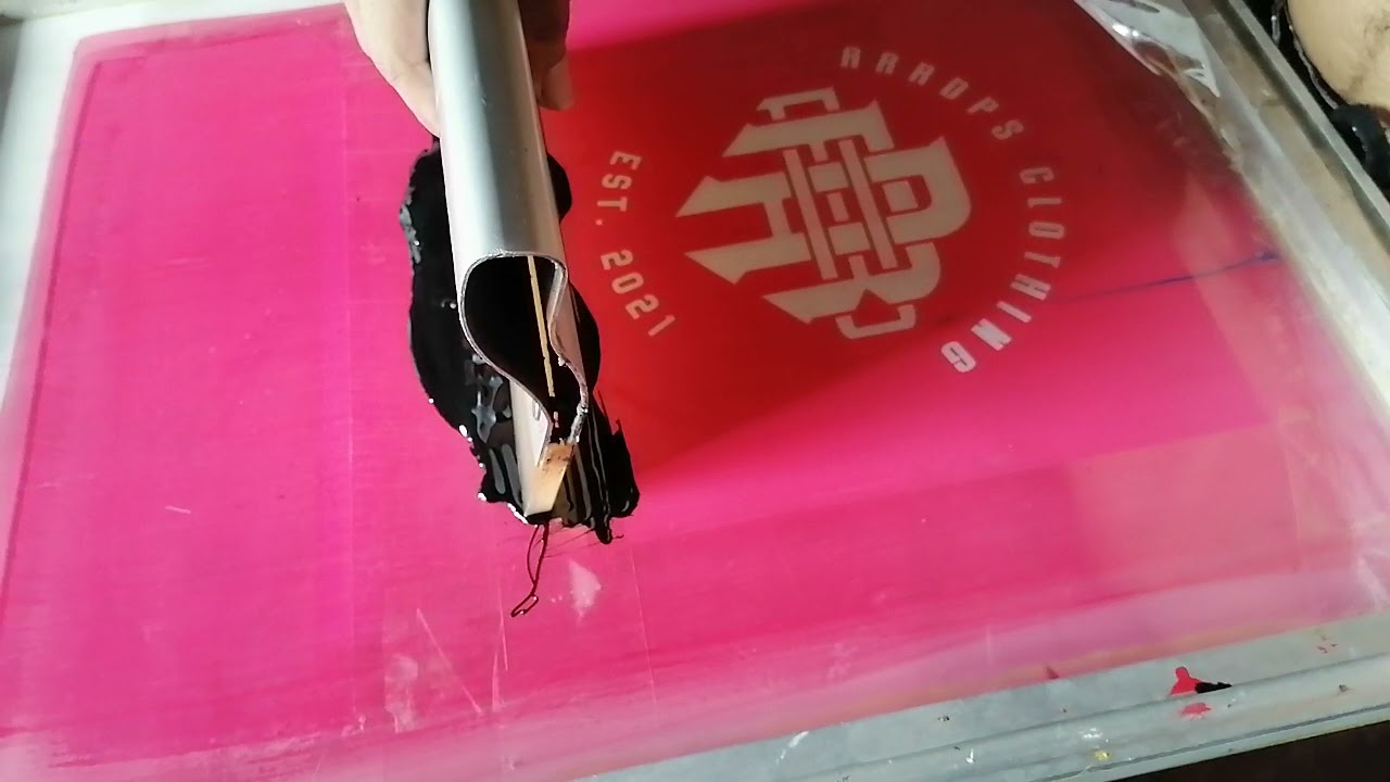 printed frosted ziplock using vinyl paint matte finish